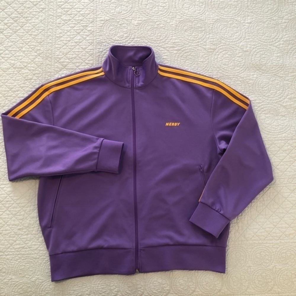 Nerdy retro track jacket. Unisex size medium.